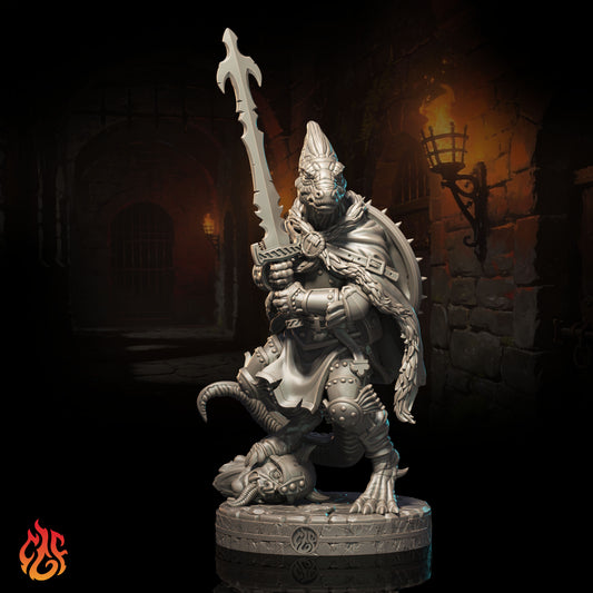 Tharn Saurial Paladin (Digital, STL files)