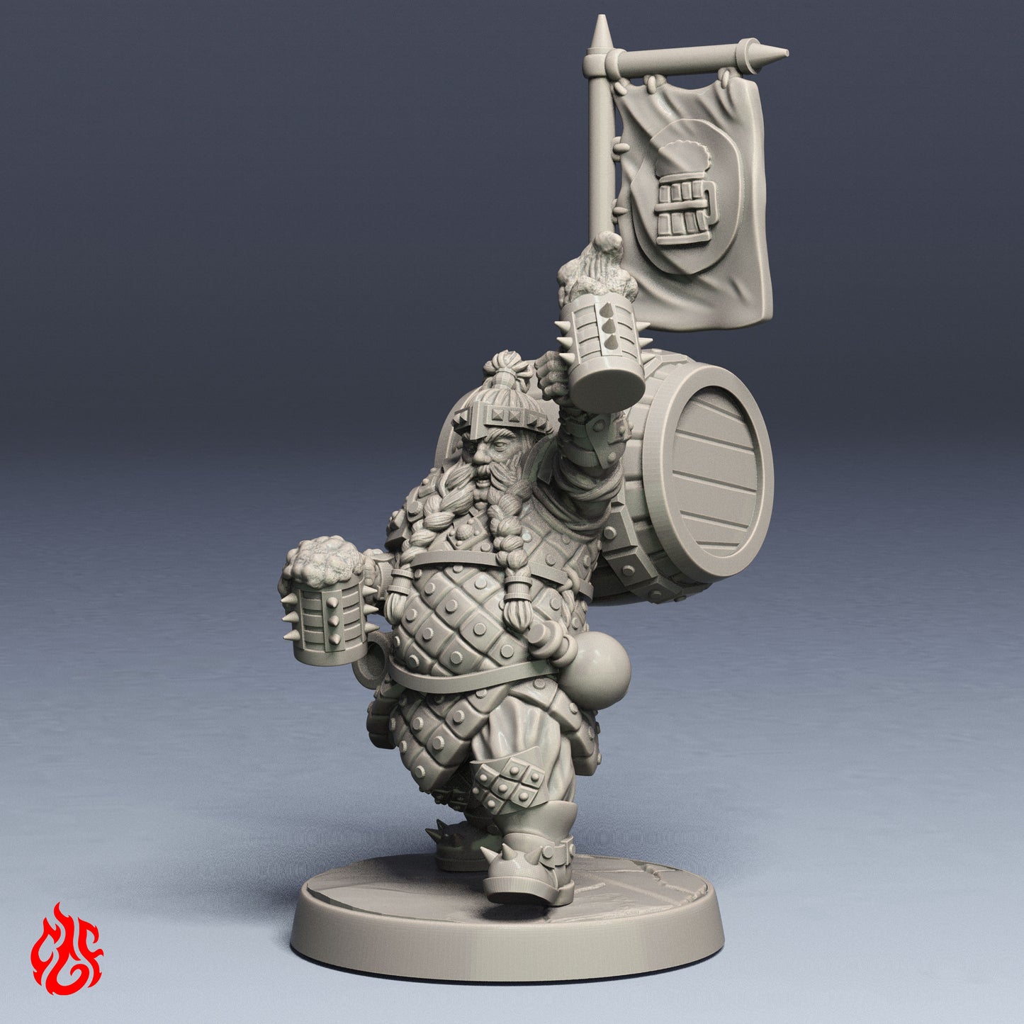 Portaestandarte enano