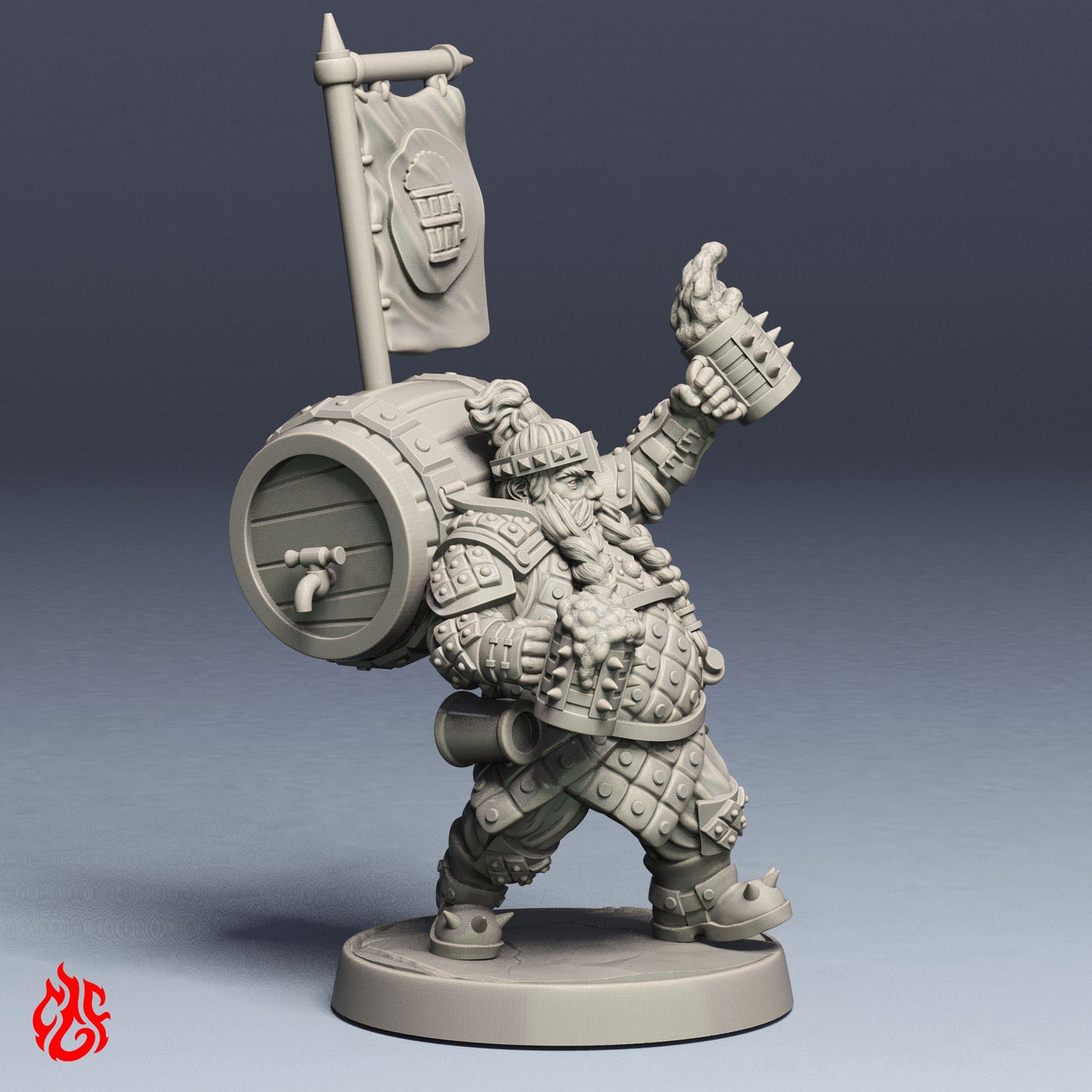 Portaestandarte enano