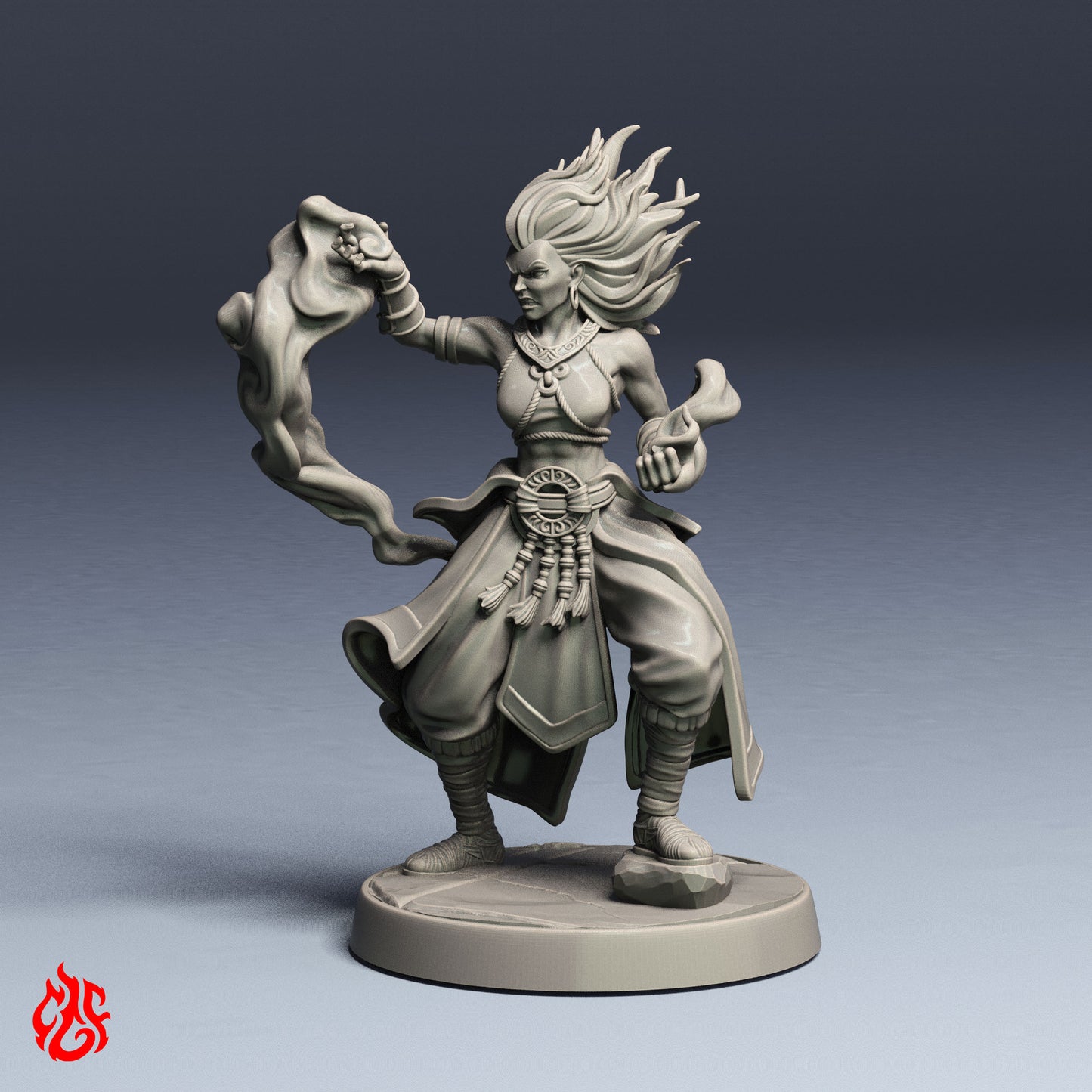 Cinder, Fire Genasi Monk