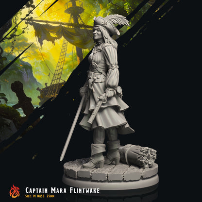 Captain Mara Flintwake (Digital, STL files)
