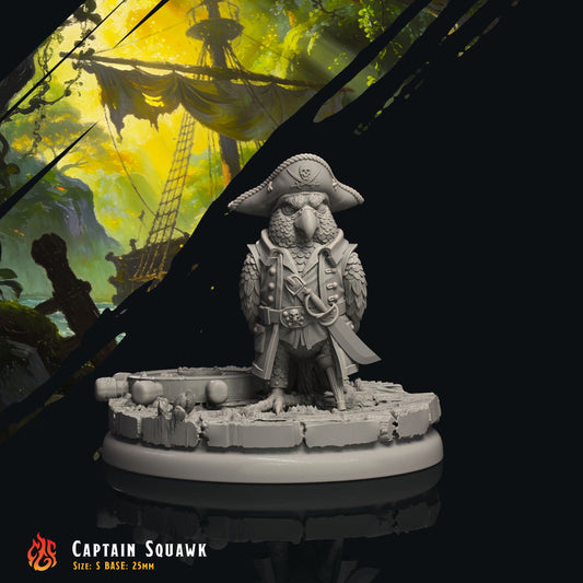 Captain Squawk (Digital, STL files)