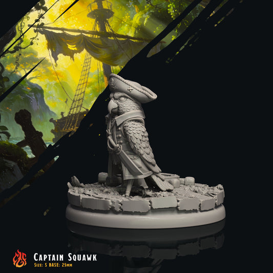 Captain Squawk (Digital, STL files)