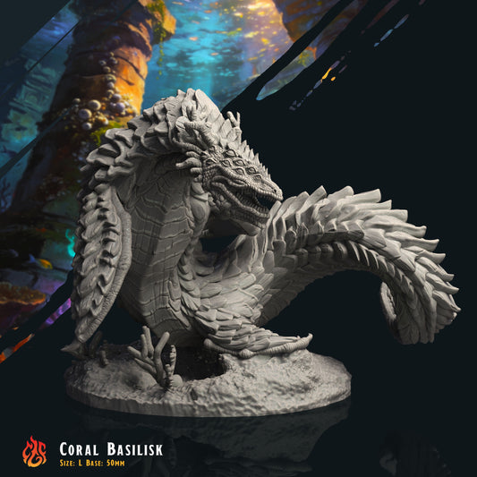 Coral Basilisk (Digital, STL files)