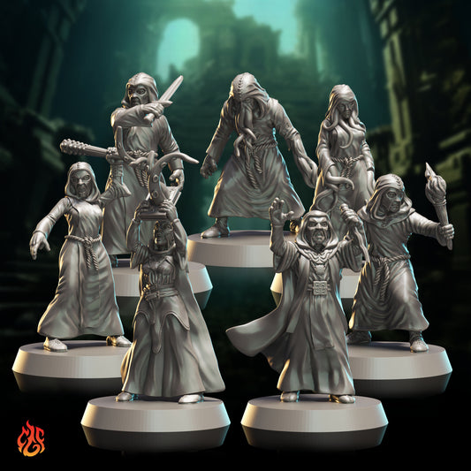 Cultists of Zargon (Digital, STL files)