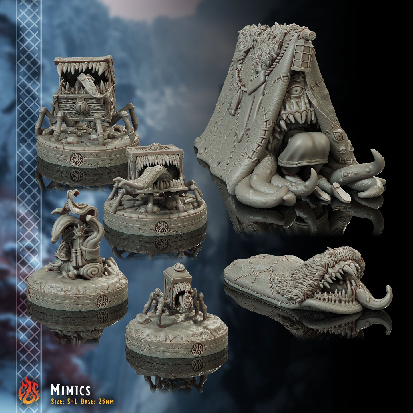 Frostmoor-Mimen (Digital, STL-Dateien)