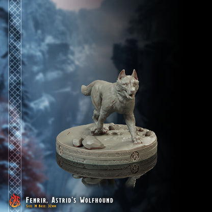 Fenrir, Lévrier (Numérique, fichiers STL)