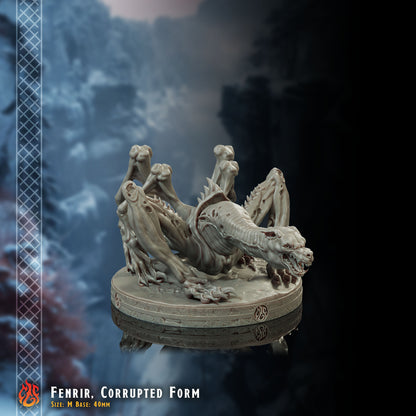 Fenrir, korrumpierter Wolfshund (Digital, STL-Dateien)
