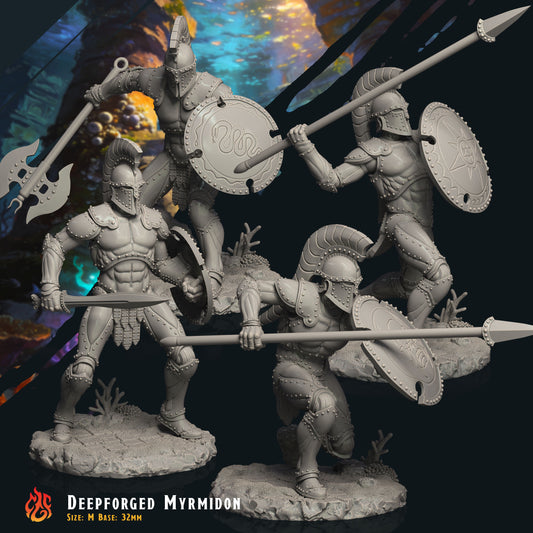 Deepforged Myrmidons (Digital, STL files)