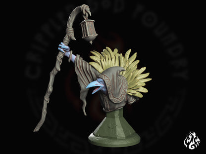 Busto del guardián del bosque