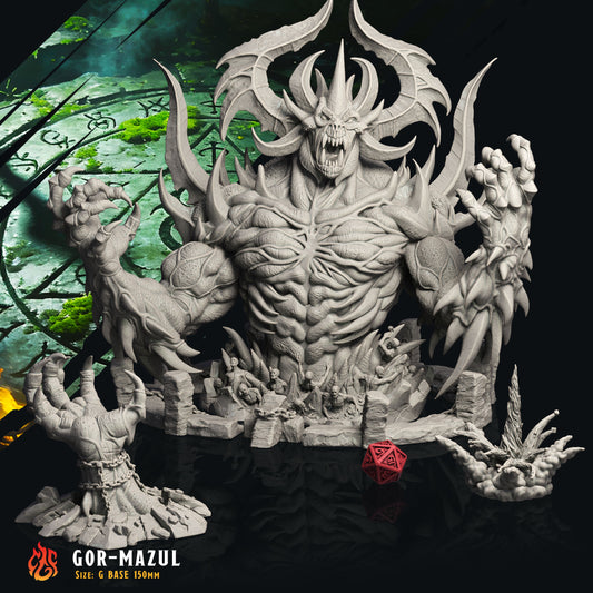 GOR-MAZUL_Gargatuan Demon (Digital, STL files)