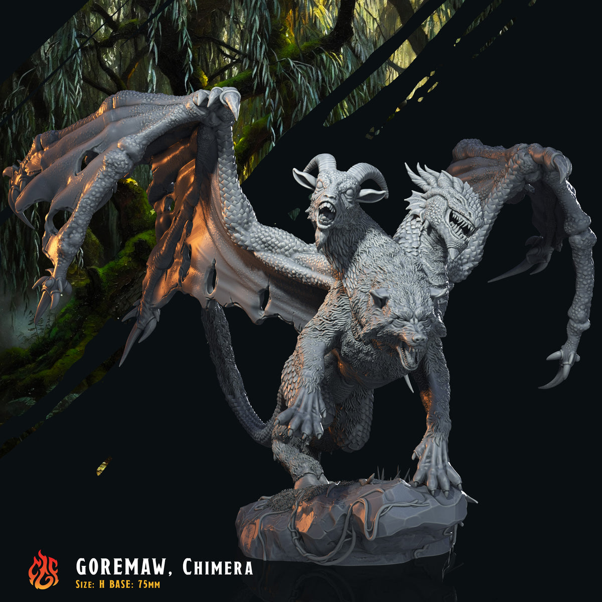Forest chimera (Digital, STL files)