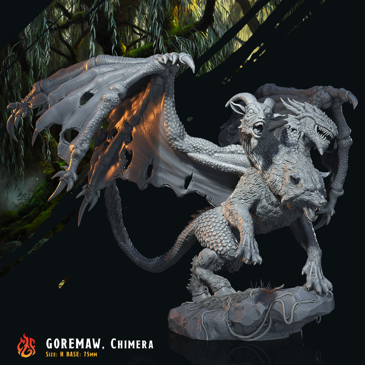 Forest chimera (Digital, STL files)