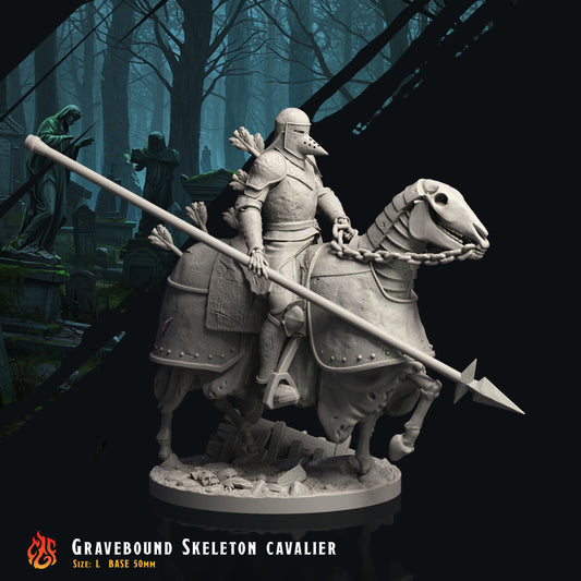 Gravebound Skeleton cavalier (Digital, STL files)