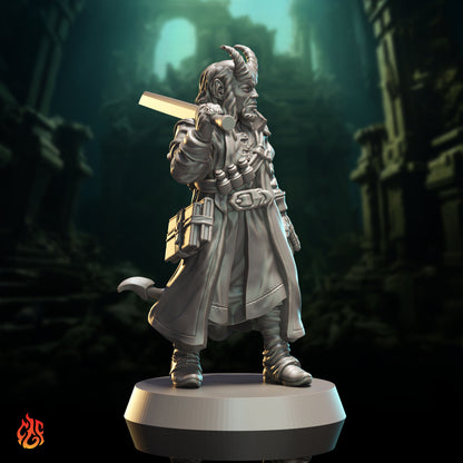 Akzire, Tiefling investigator (Digital, STL files)