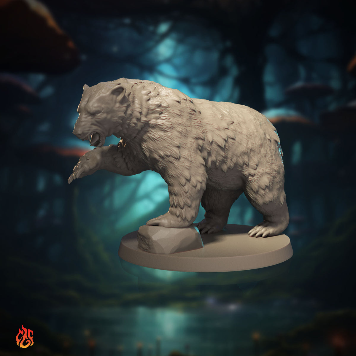 Bear Rfa File Polar Bear (Digital, STL files) – Crippled God Foundry