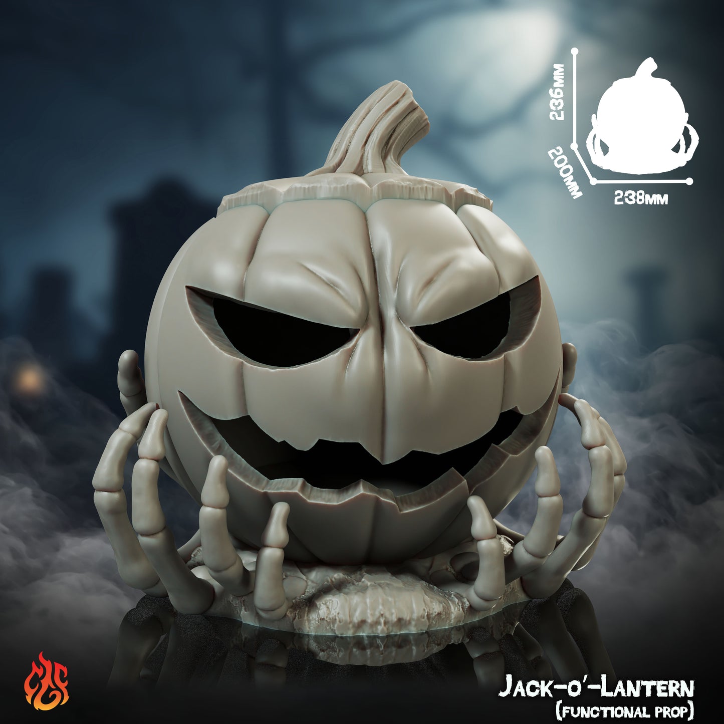 Jack o'Lantern Prop - STL File