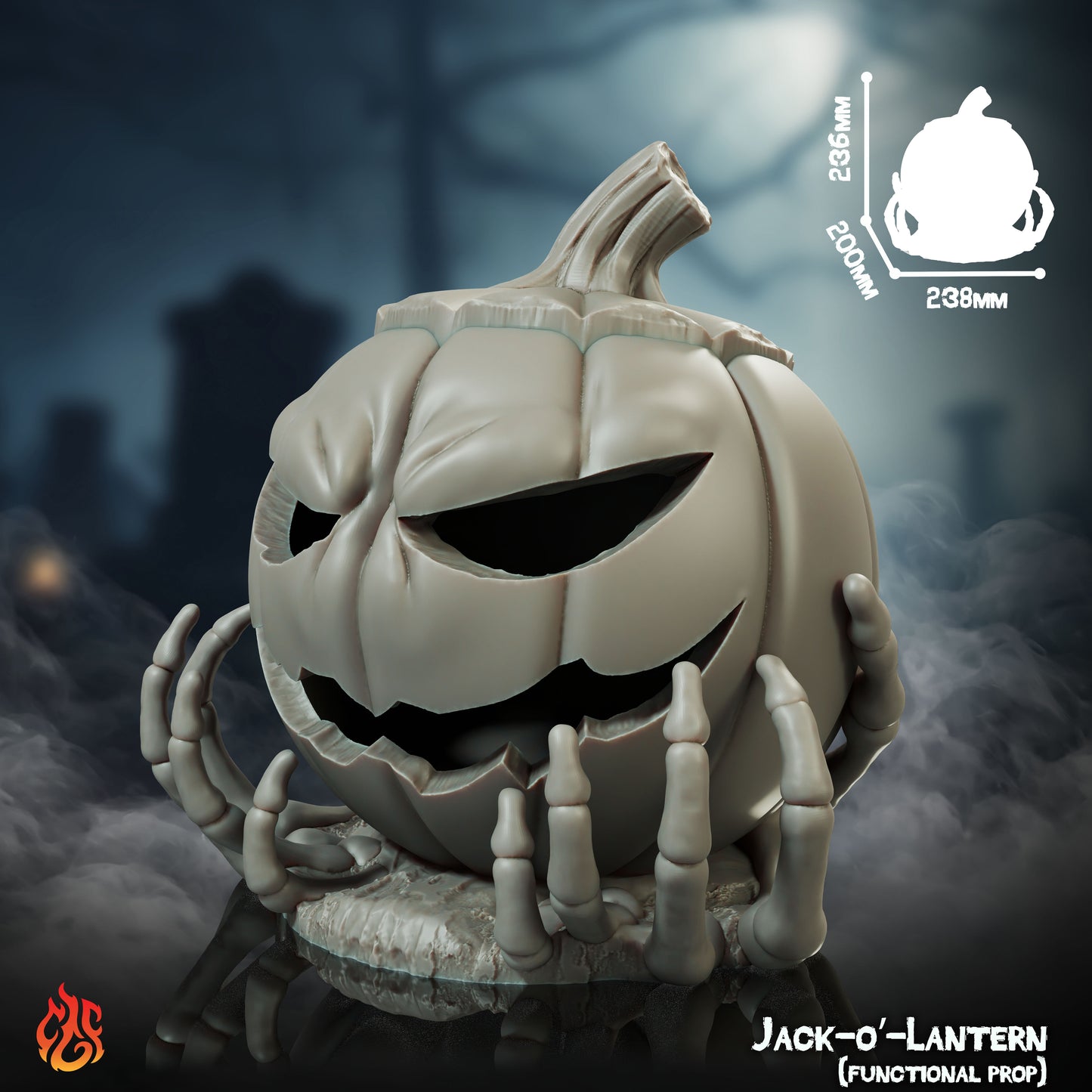 Jack o'Lantern Prop - STL File