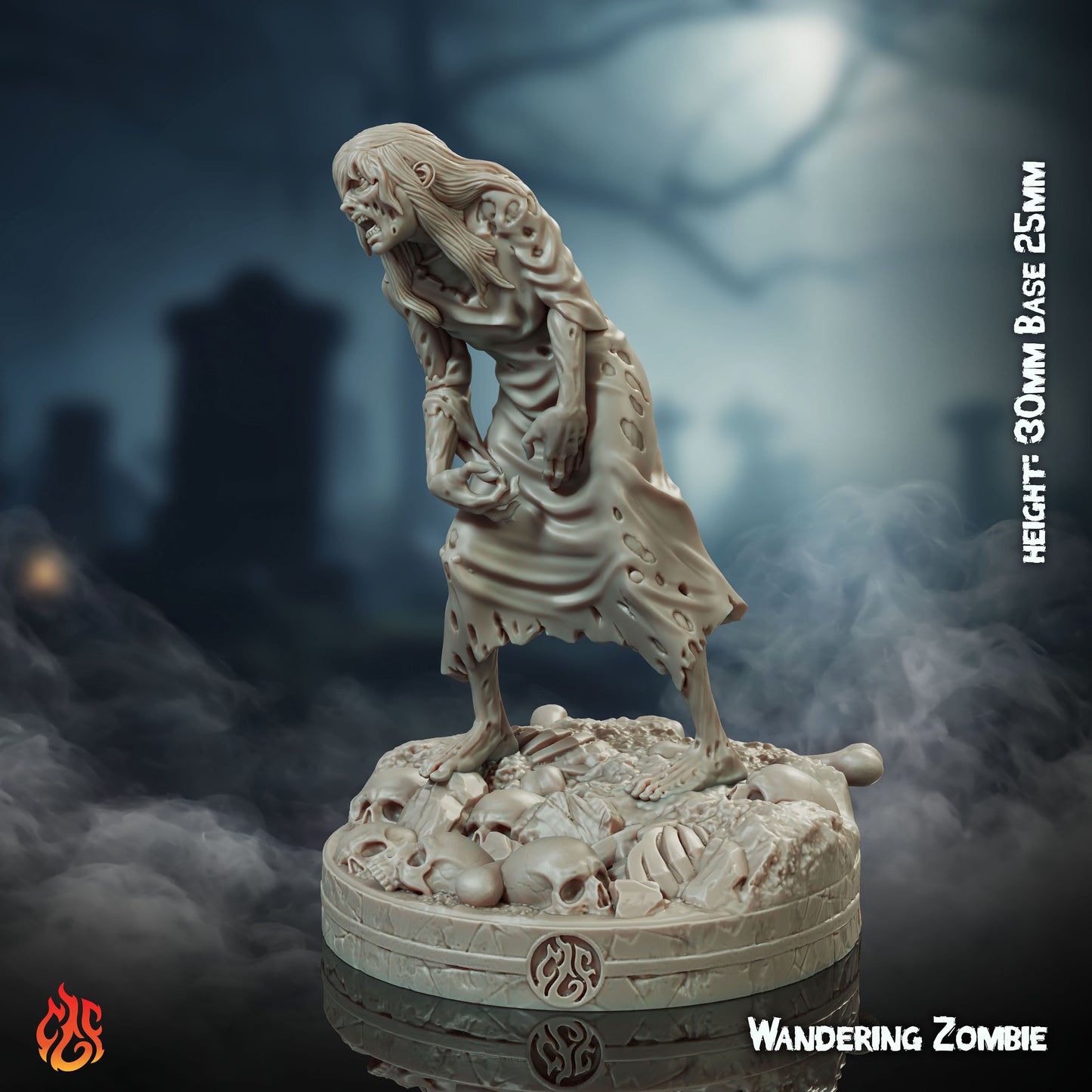 Wandering Zombie (Digital, STL files)