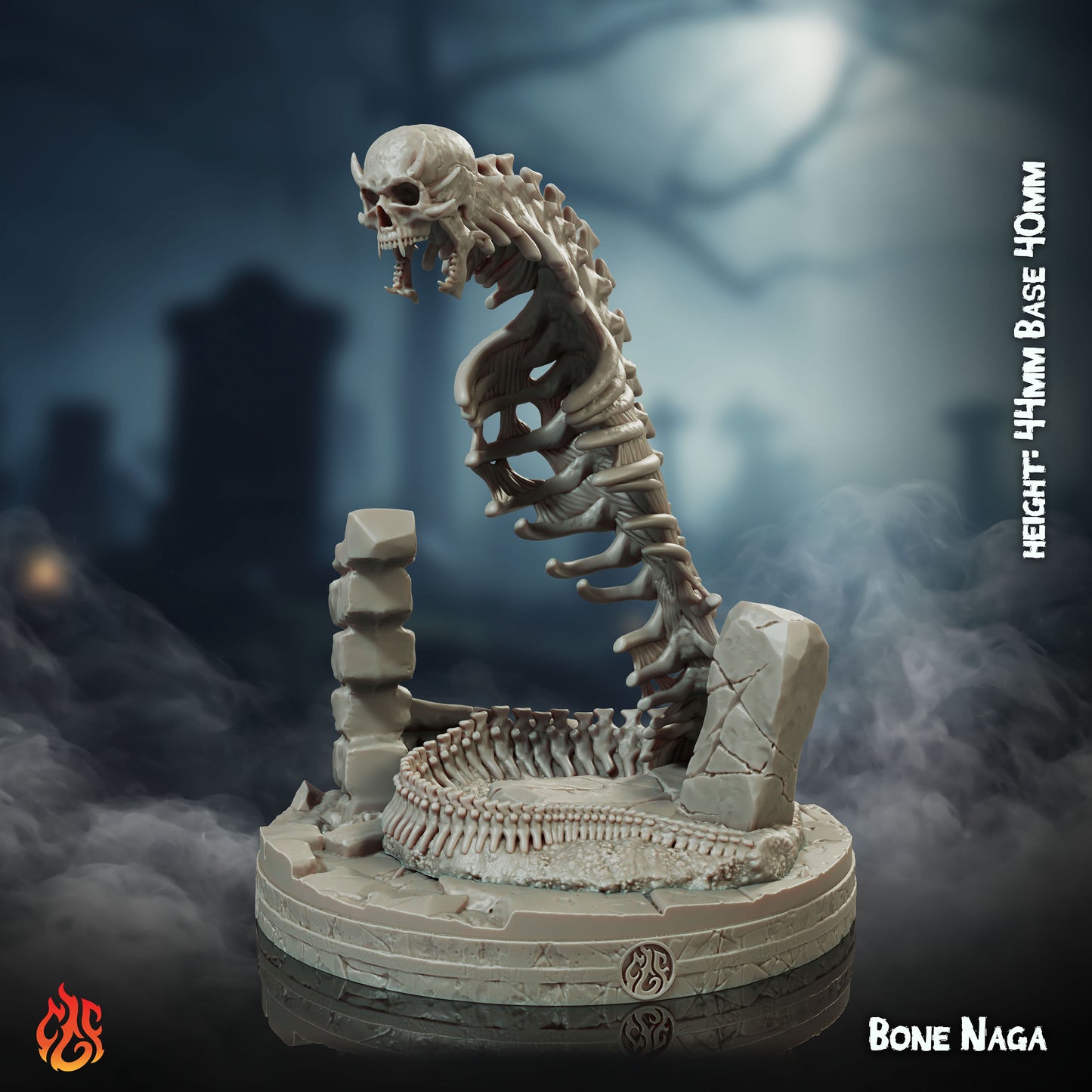 Bone Naga (Digital, STL files)