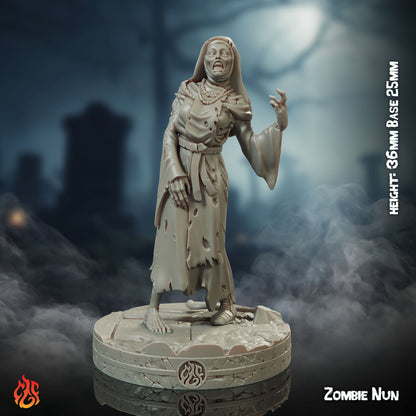 Zombie Nun (Digital, STL files)