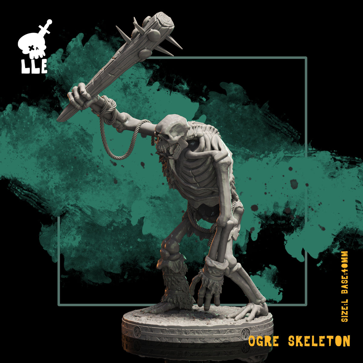 Openforge Skeleton Ogre Skeleton (Digital, STL files) – Crippled God Foundry