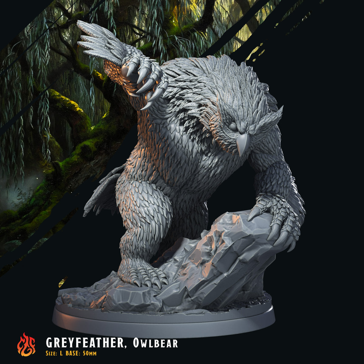 Forest Owlbears (Digital, STL files)