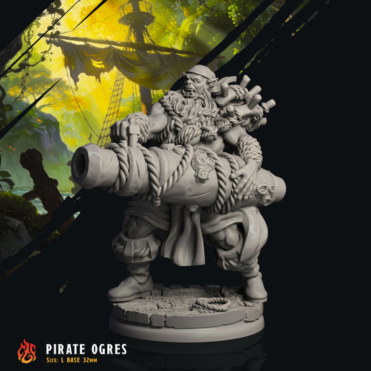 Pirate Ogres (Digital, STL files)