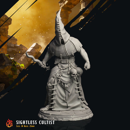 Sightless Cultist and Sister Yllene the Unseen (Digital, STL files)