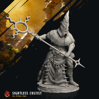 Sightless Cultist and Sister Yllene the Unseen (Digital, STL files)