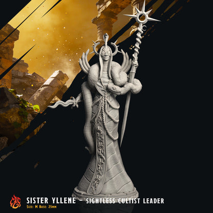Sightless Cultist and Sister Yllene the Unseen (Digital, STL files)