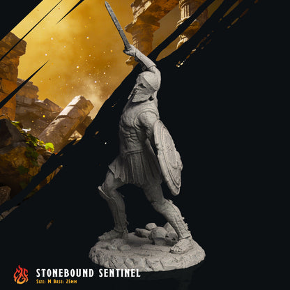 Stonebound Sentinel, Animated Petrified victims (Digital, STL files)