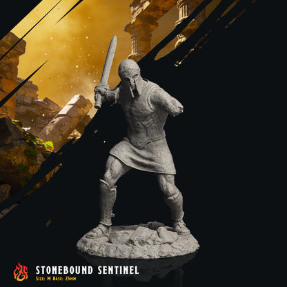 Stonebound Sentinel, Animated Petrified victims (Digital, STL files)