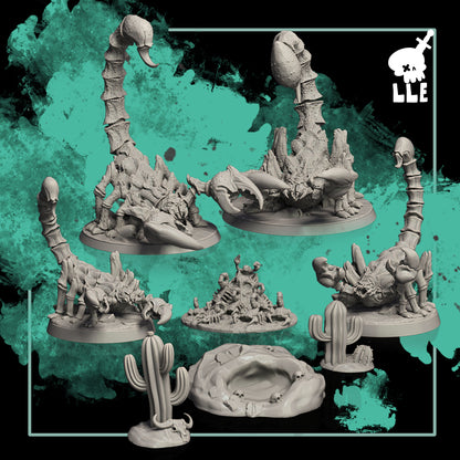 Dune Scorpions Encounter (Digital, STL files)