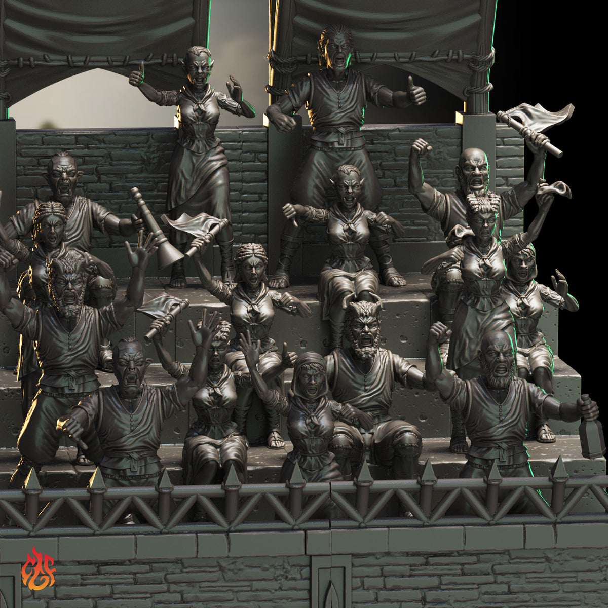 Arena Spectators (Digital, STL files) – Crippled God Foundry