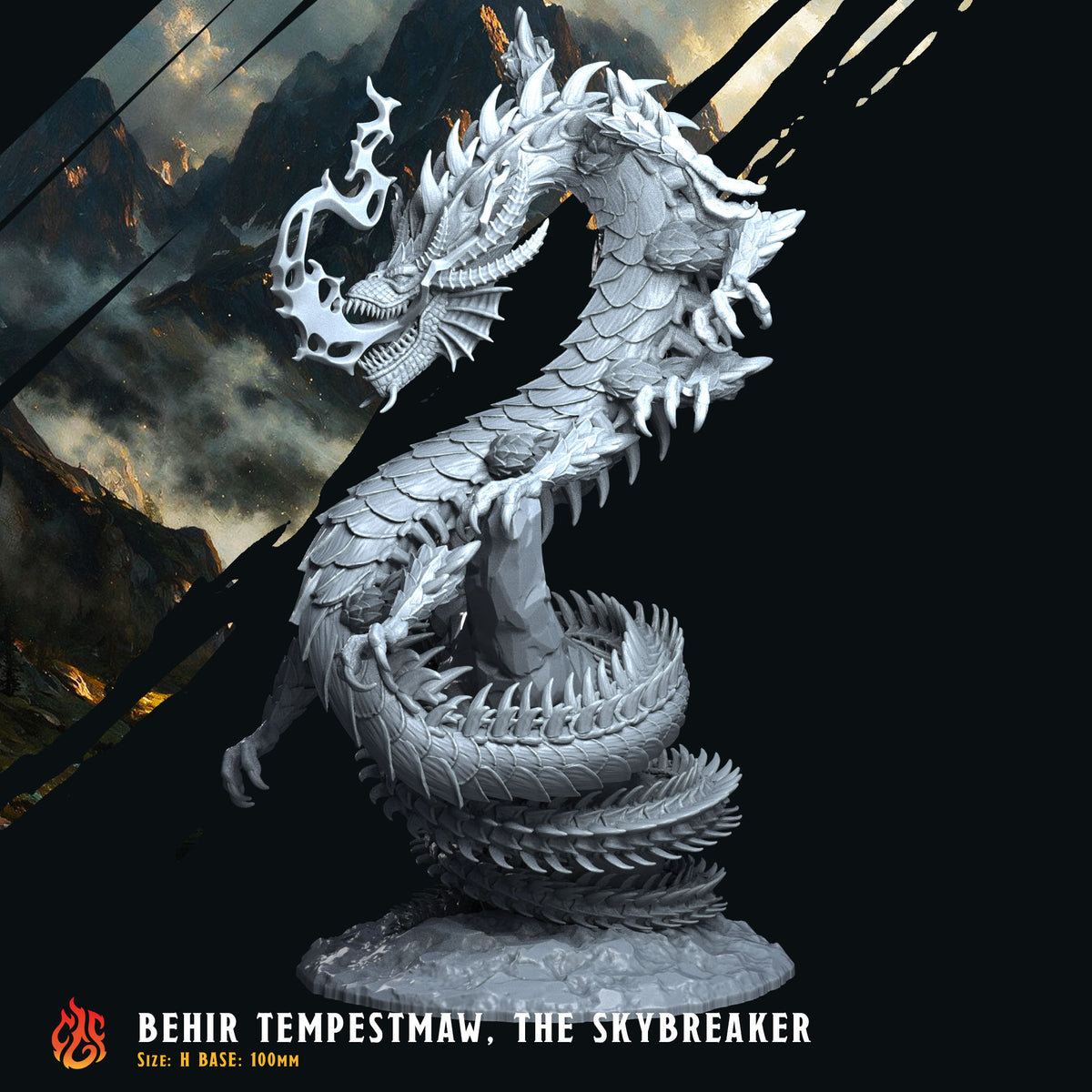 Behir Tempestmaw (Digital, STL files)