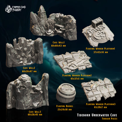 Accesorios para cuevas submarinas