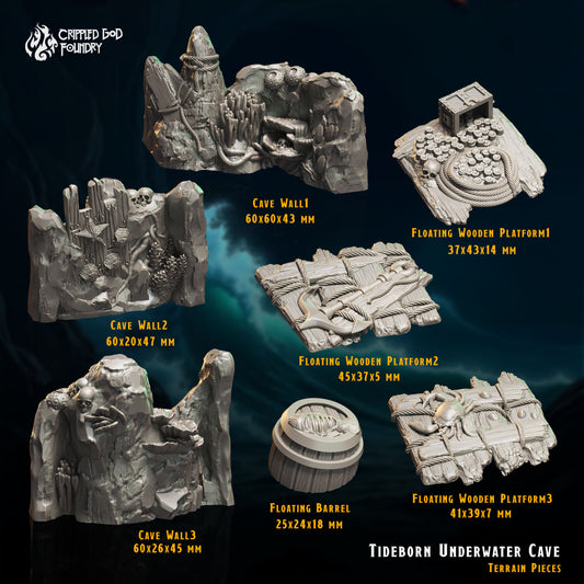 Accesorios para cuevas submarinas