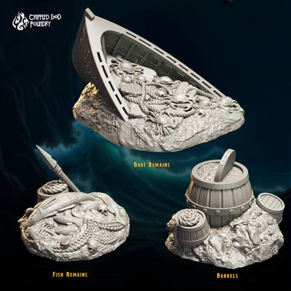 Accesorios para cuevas submarinas