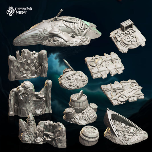 Accesorios para cuevas submarinas