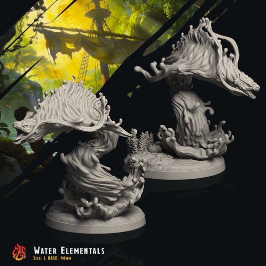 Water Elementals (Digital, STL files)