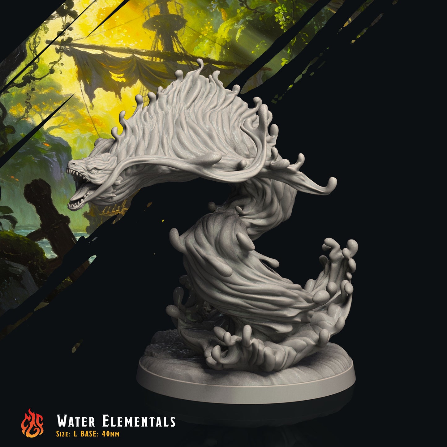 Water Elementals (Digital, STL files)