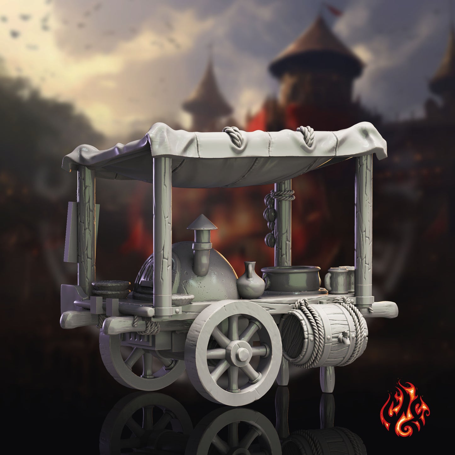 Thomas The Cook and Food cart
