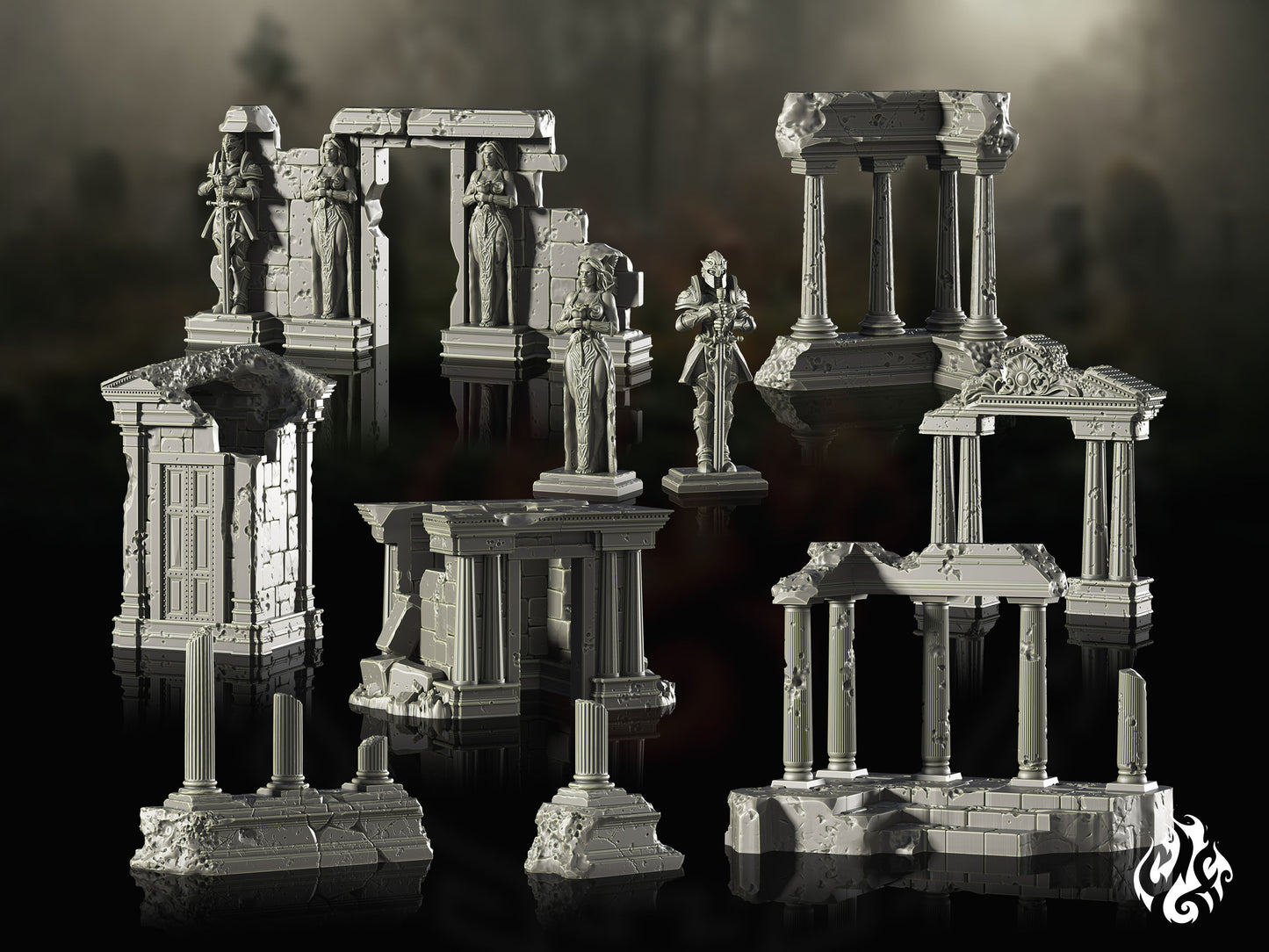 Ruines d'un temple antique