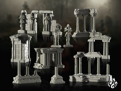 Ruines d'un temple antique