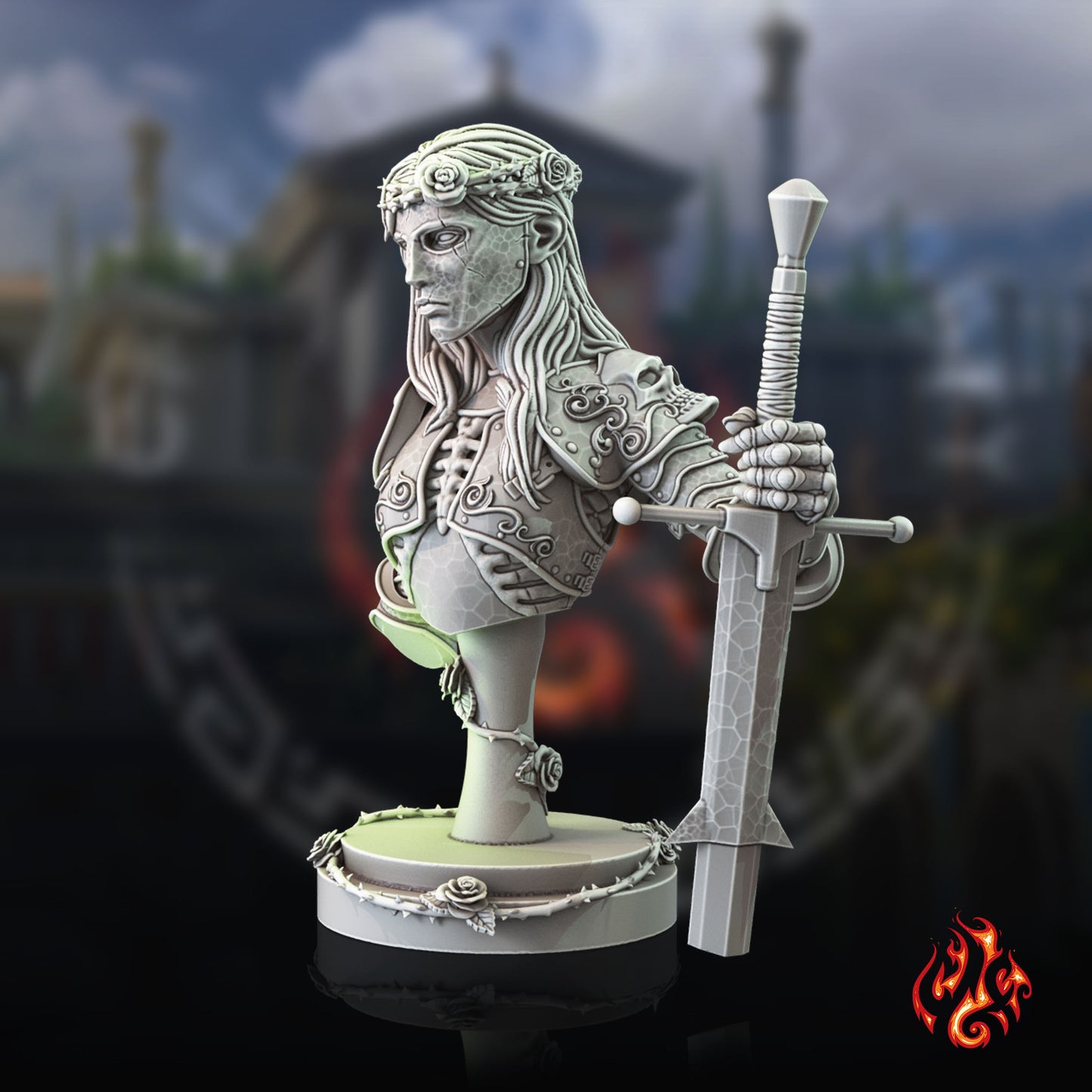 Death Paladin Bust