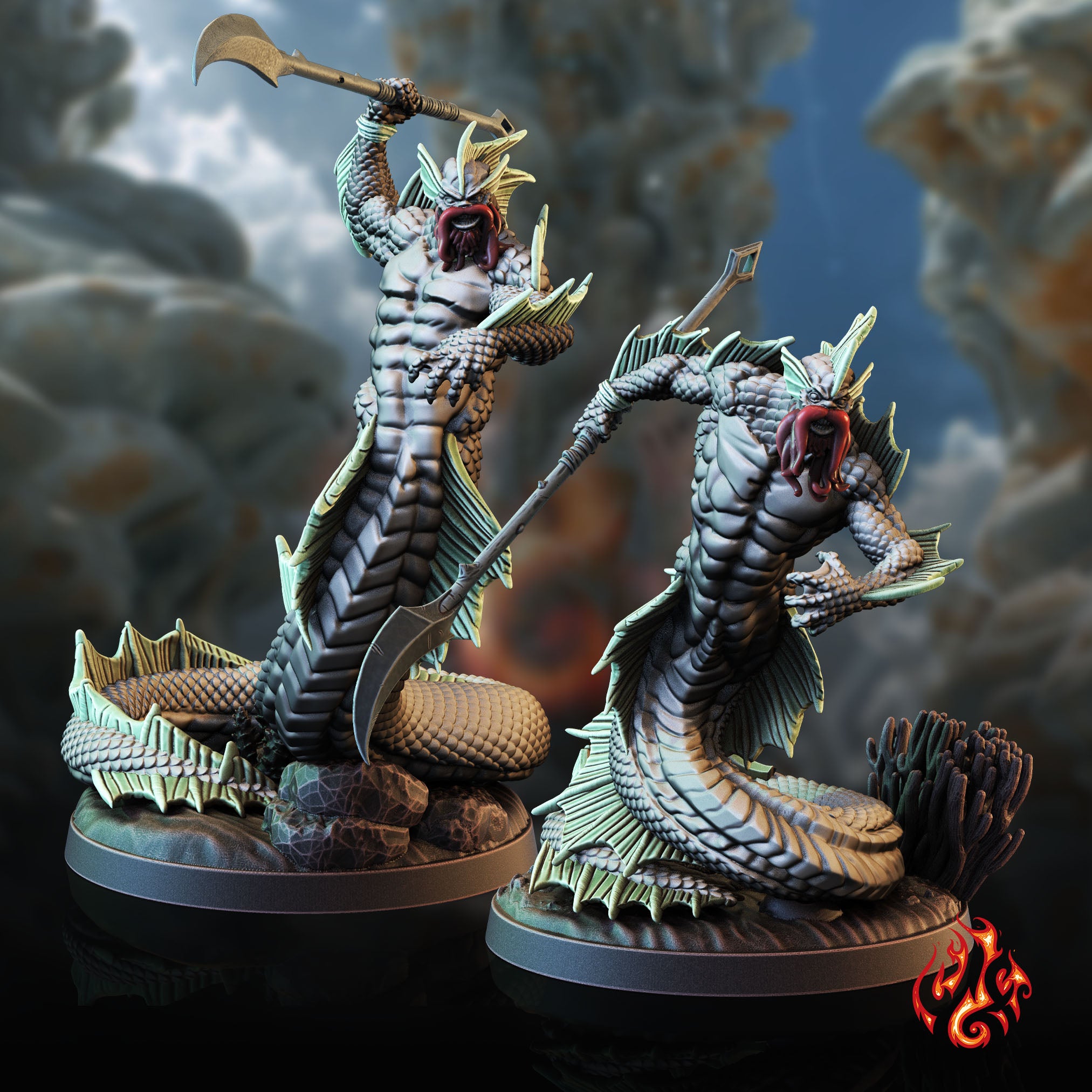 Merrow Warriors (Digital, STL files) – Crippled God Foundry