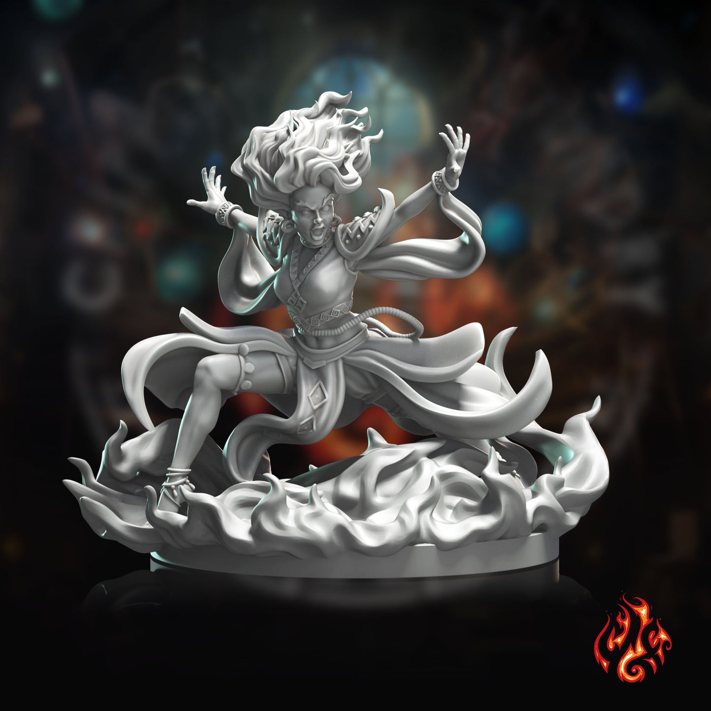 Fire Genasi Sorceress