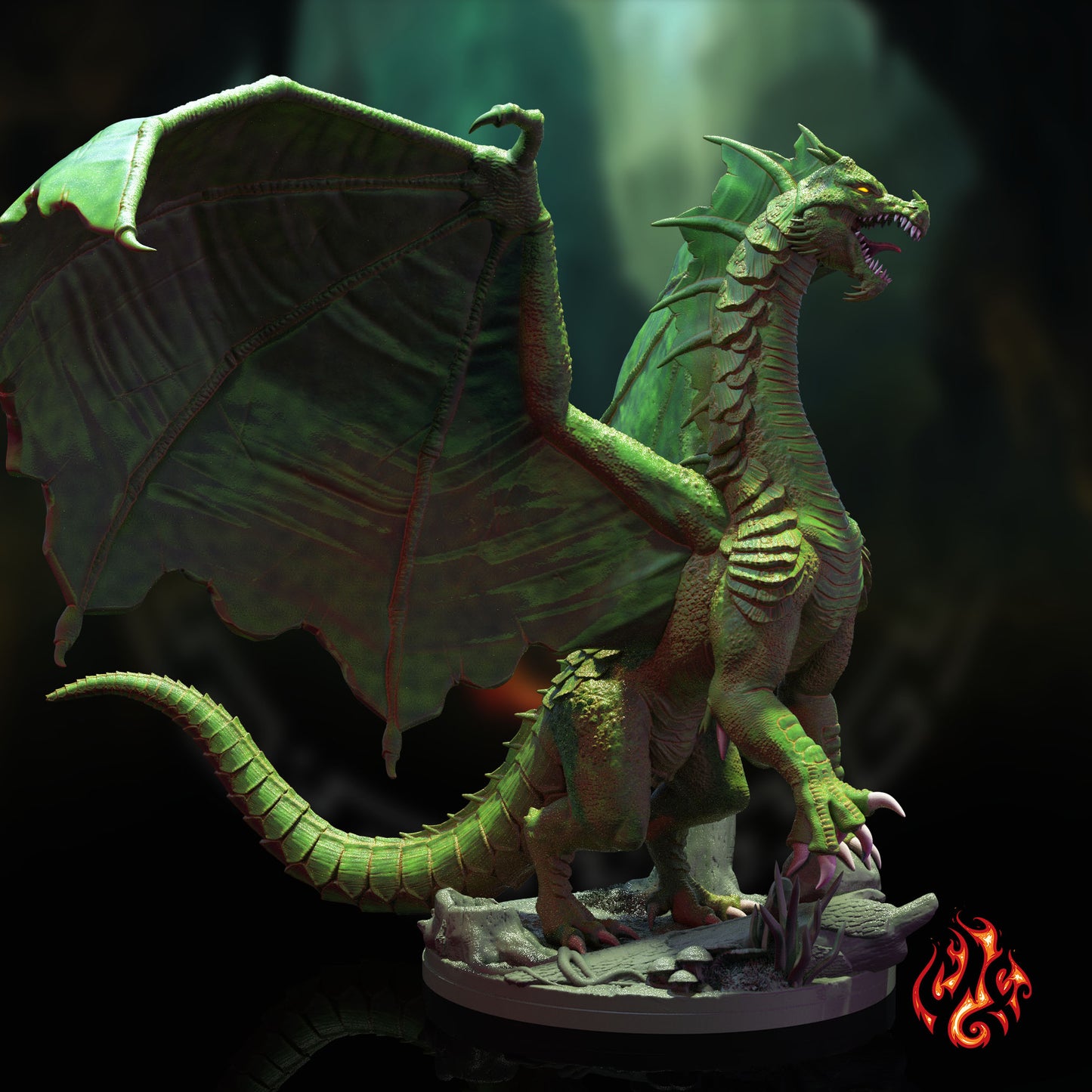 Baxith le dragon vert