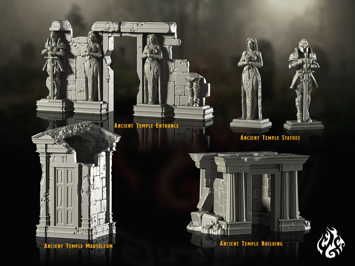 Ruines d'un temple antique